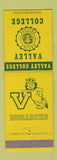 Matchbook Cover - Valley College Monarchs Van Nuys CA WEAR