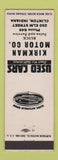 Matchbook Cover - Kirkwood Motors Buick Clinton IN