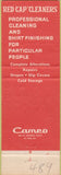 Matchbook Cover - Red Cap Cleaners BLANK