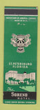 Matchbook Cover - Soreno Hotel St Petersburg FL