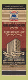 Matchbook Cover - Hotel Wade Hampton Columbia SC