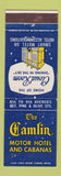 Matchbook Cover - Camlin Motor Hotel Seattle WA WEAR