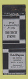 Matchbook Cover - Hotel Dagmar Hagerstown MD WEAR