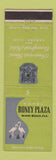 Matchbook Cover - Hotel Roney Plaza Miami Beach FL