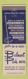 Matchbook Cover - Belmont Park Motel Miami Beach FL