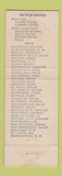 Matchbook Cover - Hilton Hotels Statler Hilton New York City