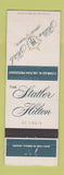 Matchbook Cover - Statler Hilton Hotel St Louis MO