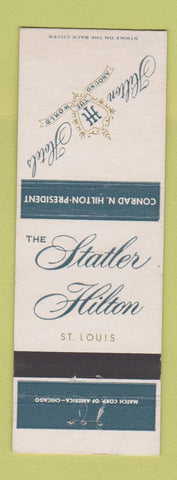 Matchbook Cover - Statler Hilton Hotel St Louis MO