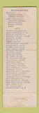 Matchbook Cover - Statler Hilton Hotel St Louis MO