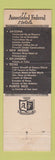 Matchbook Cover - La Concha HOTel San Juan Puerto Rico