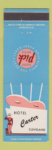 Matchbook Cover - Albert Pick Hotels Hotel Carter Cleveland OH