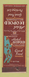 Matchbook Cover - Hotel Leopold Bellingham WA
