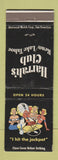 Matchbook Cover - Harrah's Club Casino Reno Lake Tahoe NV Girlie