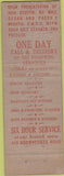 Matchbook Cover - Ruby's Dry Cleaning Pittsburg PA