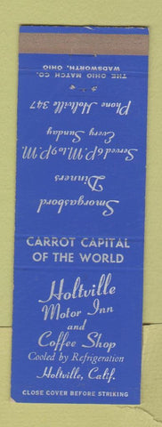 Matchbook Cover - Holtville Motor Inn CA