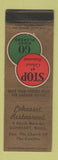 Matchbook Cover - Cohasset Restaurant MA WEAR