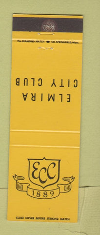 Matchbook Cover - Elmira City Club NY?