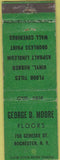 Matchbook Cover - George Moor Flooring Rochester NY