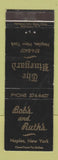 Matchbook Cover - Vineyard Bob's and Ruth's Naples NY