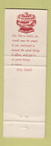 Matchbook Cover - House of Chan Restaurant New York City