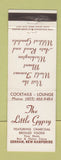Matchbook Cover - The Little Gypsy Restaurant Gorham NH