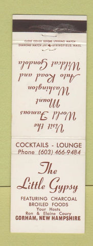 Matchbook Cover - The Little Gypsy Restaurant Gorham NH