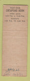 Matchbook Cover - Schaefers Restaurant Chesapeake City MD