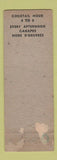 Matchbook Cover - Soper's Pines Inn Windham NY