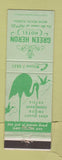 Matchbook Cover - Green Heron Hotel Miami Beach FL