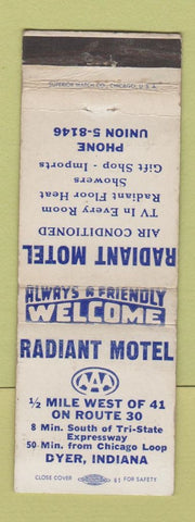 Matchbook Cover - Radiant Motel Dyer IN WEAR