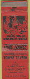 Matchbook Cover - Towne Tavern Columbus OH WORN