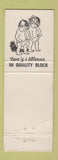 Matchbook Cover - Valley Block and Supply West Middlesex PA WEAR
