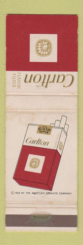 Matchbook Cover - Carlton Cigarettes