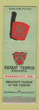 Matchbook Cover - Shriners Temple Kansas City MO WEAR