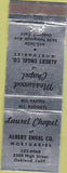 Matchbook Cover - Laurel Chapel Mortuary Oakland CA