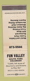 Matchbook Cover - Fun Valley South Fork Colorado motel gift shop WEAR
