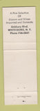 Matchbook Cover - Radell's Liquors Whitesboro NY