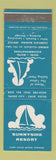 Matchbook Cover - Sunnyside Resort Tahoe City CA