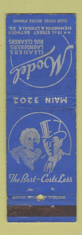 Matchbook Cover - Model Cleaners Laundry Minneapolis? MN