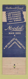 Matchbook Cover - Model Cleaners Laundry Minneapolis? MN