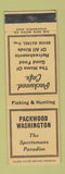 Matchbook Cover - Packwood Cafe WA