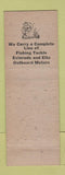 Matchbook Cover - Tyson Cycle Shop Bicycles Kenosha WI Evinrude boat motors