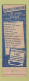 Matchbook Cover - Brumley Donaldson Los Angeles Oakland CA