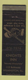 Matchbook Cover - Knights Inn Wilmington IL