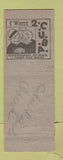 Matchbook Cover - Club 200 Tavern Cedar Rapids? IA?