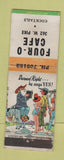 Matchbook Cover - Four O Cafe Seattle? Hillbilly WEAR
