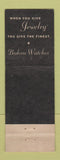 Matchbook Cover - Bulova Watches Harris Jewelers New Philadelphia Dover DE