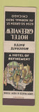 Matchbook Cover - Hotel Greenview Chicago IL