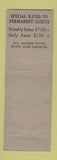 Matchbook Cover - Hotel Greenview Chicago IL