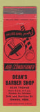 Matchbook Cover - Dean's Barber Shop Omaha NE